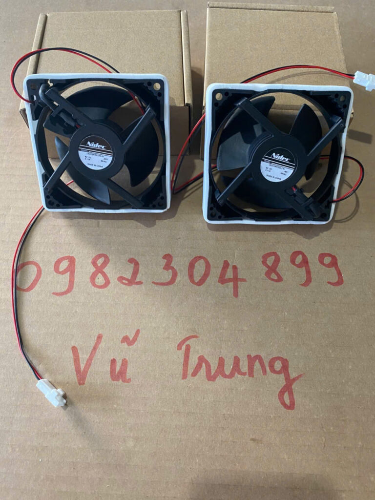 Quạt tủ lạnh Panasonic 8v 9×9 2 dây