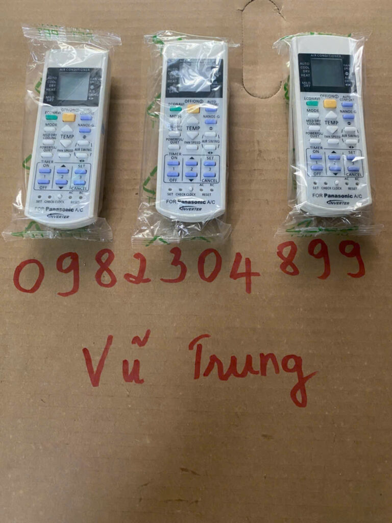 Điều khiển máy lạnh Panasonic bản nhỏ
