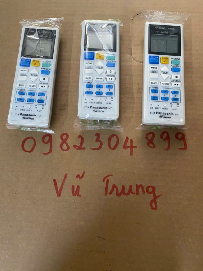 Điều khiển máy lạnh Panasonic bản to