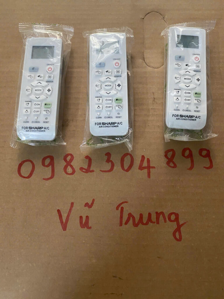 Điều khiển máy lạnh Sharp eco