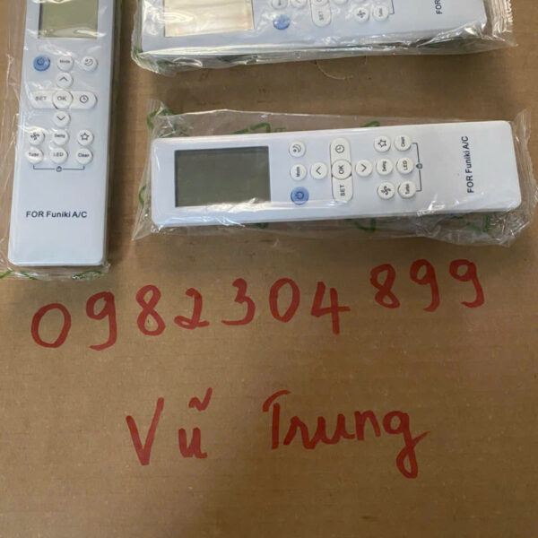 Điều khiển máy lạnh Funiki mặt kính to