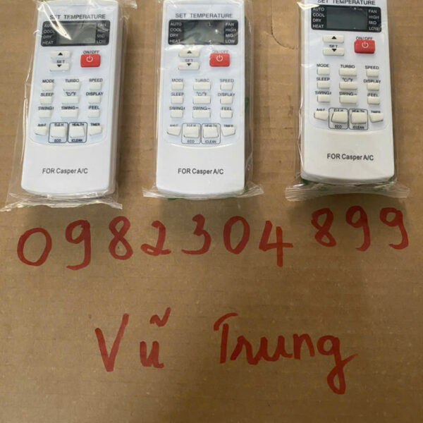 Điều khiển máy lạnh Casper vuông