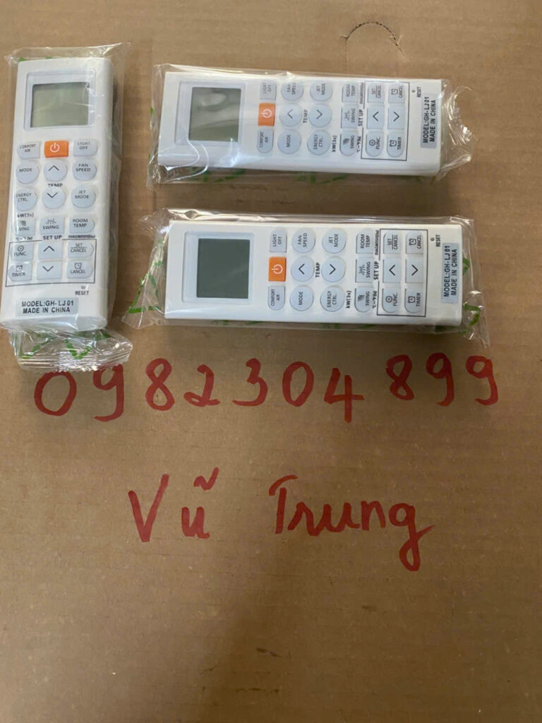 Điều khiển máy lạnh LG nút đỏ