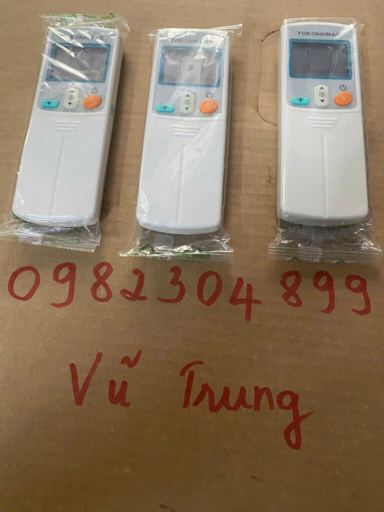 Điều khiển máy lạnh đaikin lắp trượt invete